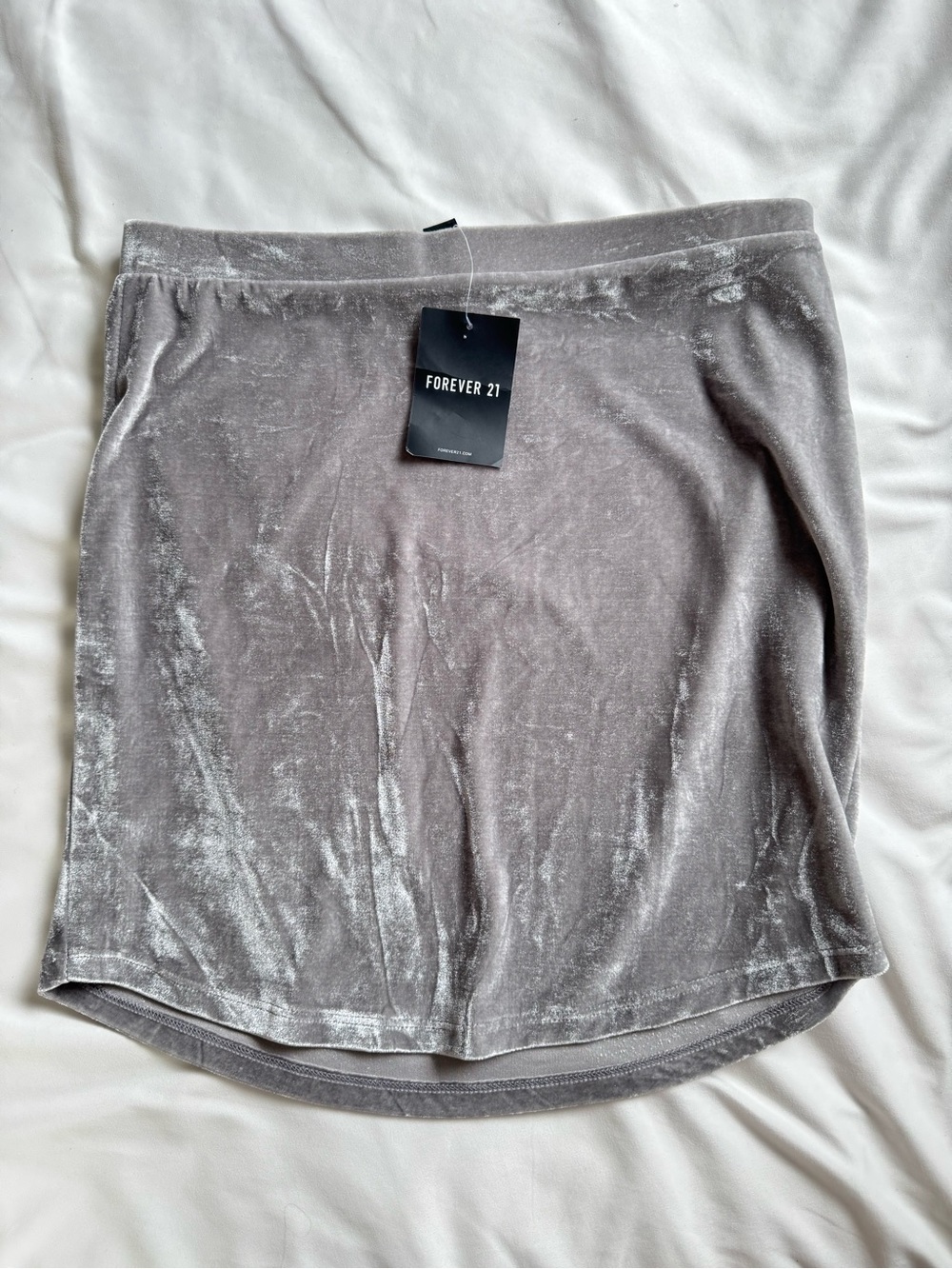 Forever 21 Velvet Mini Skirt